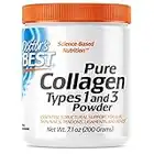 Doctor's Best Pure Collagen Types 1 & 3, Promotes Healthy Skin Hair & Nails – Bone & Joint Support, 7.1 Ounce (Pack of 1)