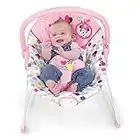 Bright Starts Disney Baby Minnie Mouse Vibrating Bouncer with Toy bar- Spotty Dotty