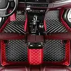 BHTTARAI Car Floor mat for Mercedes Benz A B C CLA CLS CLK GLE GLS GLA GLK GL ML G S GLC SL CL SLC R SLK Custom Waterproof Liner Carpets Cargo (Embroidery Classic Mercedes-Benz, Black with Red 1)