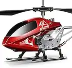 Syma Remote Control Helicopter, Rc Helicopter for Kids Adult, 2.4GHz Rc Plane radio controlled toy with Altitude Hold, High Low Speed, One-Key Take-Off, LED Light Indoor Outdoor birthday gift