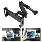 POMILE Soporte Tablet Coche Universal Tablet Asiento Trasero para automóvil Reposacabezas Soporte de Montaje Extensible para Todos 4,6in - 15,6in Compatible con iPad Mini Pro Air, Nintendo Switch