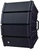 TOA Electronics HX-5 Variable Dispersion Line Array Indoor Speaker, 8 Ohms Rated Impedance, 600W Continuous program, Single, Black