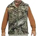 EHG Elite Wasatch Sherpa Fleece Camo Ultra Quiet Camo Hunting Vest (MO Break Up Country, L)