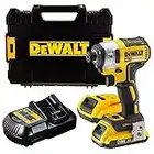 DeWALT DCF887D2-QW - Atornillador Impacto sin Escobillas XR 18 V, 400 W, Negro/Amarillo