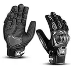 SAGA SPORTS Motorcycle Gloves Men touch screen gloves compatible full finger Protected Motorbike Gloves for Riding BMX ATV MTB ultra-lightweight Racing, Cycling and Motocross gloves (XL, Vortex)