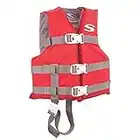 STEARNS Child Classic Series Life Vest, Red , Weight- 30-50 Lbs