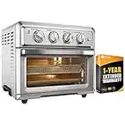 Cuisinart TOA-60 Convection Toaster Oven Air Fryer with Light, Silver w/ 1 Year Extended Warranty