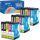 15-Pack 16XL Ink Cartridges Compatible for Epson 16 XL for Workforce WF2750 WF2630 WF-2750 WF-2630 WF-2510 WF-2650 WF-2540 WF-2010 WF-2520 Printer