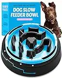 Paw Place Adjustable Dog Bowls Large Breed - Dog Bowl Slow Feeder Slow Eating Dog Bowl Slow Feed Dog Bowl Slow Dog Feeder Bowl