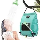 EUBSWA Ducha Solar para Exterior - Bolsa de Agua Solar - Bolsa de Ducha para Camping - con alcachofa de Ducha - Ducha para jardín - Ducha para Piscina - para Exterior y Camping