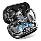 Bluetooth Kopfhörer Sport in Ear Kopfhörer Kabellos Bluetooth 5.3 Ohrhörer mit 2 HD Mic, 56Std Stereo CVC8.0 Noise Cancelling Joggen Wireless Earbuds, Dual LED-Anzeige/IP7 Wasserdicht/USB-C Headphones