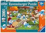 Ravensburger Kinderpuzzle 13335 - Willkommen in Schlumpfhausen! - 200 Teile XXL Schlümpfe Puzzle für Kinder ab 8 Jahren