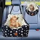 Siège d'Auto pour Chien | Siège d'Appoint Sécurisé Lavable et Résistant aux Taches pour Petits Chiens| Animaux de Compagnie de Tissu de Haute qualité avec sac de rangement Confortable et Antidérapant