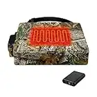 TIDEWE Hunting Seat Heated with Battery, Water Resistant Hunting Seat Cushion, Silent Hunting Cushion with Adjustable Strap, Warm Seat for Hunting, Camping, Fishing (Realtree Edge)