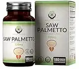 EN Saw Palmetto Supplement | 180 High Strength Saw Palmetto Capsules - 320mg per Serving | Saw-Palmetto with Zinc | Non-GMO, Gluten, Dairy & Allergen Free | Made in The UK