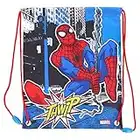 Mochila porta merienda para niños y niñas - bolsa de cuerdas para merienda infantil - bolsa saco para el almuerzo de Spider-man