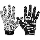 Cutters Game Day Padded Football Glove for Lineman and All- Purpose Player. Grip Football Glove, Youth & Adult Sizes, 1 Pair