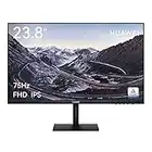 HUAWEI AD80 - Monitor de 23,8” FullHD 75 Hz (1920x1080, panel IPS antireflejos, HDMI, VGA, 16:9, Flicker-Free, Low Blue Light, AMD FreeSync), negro