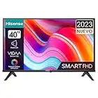 Hisense 40A4K(40") 1080p Smart TV Full HD, con Natural Colour Enhancer, DTS Virtual X, Alto Contraste, Modo Juego, VIDAA U6, HDMI, WiFi (Nuevo 2023)