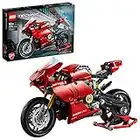 LEGO 42107 Technic Ducati Panigale V4 R, Moto Giocattolo da Collezione, Kit Modellismo Adulti da Costruire, Replica Modello Originale, Giochi per Bambini e Bambine