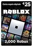 Carta Regalo Roblox - 2,000 Robux