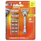 Gillette Fusion5 Mens Razor, Includes 1 Handle, 7 Razor Blade Refills