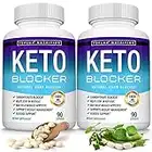 Toplux Keto Blocker Pills White Kidney Bean Extract - 1800 mg Natural Ketosis, Support Keto Diet, for Men Women, 90 Capsules, Supplement