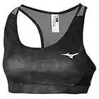 Mizuno Alpha Graphic Soutien-Gorge Sport T-Shirt, Black, XS Femme