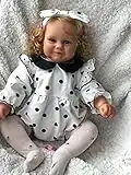 Pinky Reborn Dolls 24inch 60cm That Looks Real Baby Girl Doll Lifelike Silicone Vinyl Newborn Soft Doll Toddlers Toys