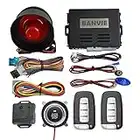 BANVIE Car Alarm System with Remote Start and Smart Push Button Starter