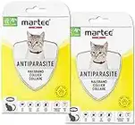 martec PET CARE 2X Katzenhalsband gegen Zecken Flöhe und Milben Schutz vor Parasiten