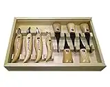 Flexcut Carving Tools, Deluxe Palm & Knife Set, with 4 Carving Knives and 5 Palm Tools (KN700)