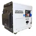 Hyundai DHY8000SELR-T 5.8Kw Multi-phase - Single and 3-phase - Silenced Long Run Diesel Generator