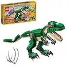 LEGO 31058 Creator Grandes Dinosaurios, Maqueta 3en1 de Pterodáctilo, Triceratops y T-Rex, Juguete de Construcción, Figura de Animales de Parque Jurásico, Regalo para Niños y Niñas a Partir de 7 Años