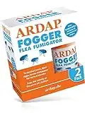 ARDAP Fogger Flea Fumigator 2 x 100ml - Flea bombs for the home & animal environment - Flea fogger for home in rooms up to 30m² - Flea bomb, room fogger with effective protection up to 6 months