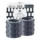 Tommee Tippee Recharges pour Poubelle à Couches Avancée Twist & Click avec GREENFILM Antibactérien d’Origine Durable, Lot de 6