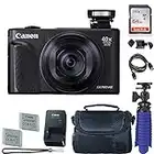Canon PowerShot SX740 HS Digital Camera (Black) with 64 GB Card + Premium Camera Case + 2 Batteries + Tripod