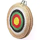 dostyle Archery Targets Traditional Solid Straw Round Archery Target Shooting Bow Coloured Rope Target Face Three Layer for Shooting Practice