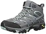 Merrell Women's Moab 2 Mid GTX Waterproof Walking Shoe, Sedona Sage, 6