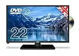 Cello ZF0222 22 inch Full HD LED TV Built in DVD Freeview HD Built in Satellite VGA HDMI and USB for live recording of digital TV and play media files. Made in the UK