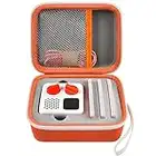 Travel Case Compatible with Yoto Mini – Kids Audio & Music Player, Holder Bag for Children’s Speaker Plays Audiobook Cards - Orange