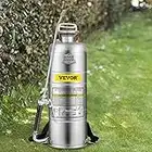 Happybuy Pulvérisateur INOX 12L Brumisateur Jardin pour Plante pour Jardinage Domestique et Nettoyage au Sol Blanc