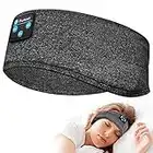 Voerou Casque de Sommeil, Bandeau Bluetooth, Casque de Sommeil avec Haut-parleurs Ultra-Fins pour dormeurs latéraux, Casque Bandeau pour Dormir, Courir, Faire de l'exercice, Voyager, Yoga, insomnie