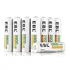 EBL AA Batteries Ni-MH Rechargeable Batteries AA 1.2V Double A Batteries 2800mAh High Capacity Battery 16 Packs