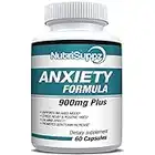 Nutrisuppz Formula 900mg With Gaba, L-Theanine, 5-HTP, Ashwagandha, Chamomile, 60 Caps