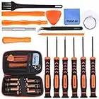 Vastar Schraubendreher für Nintendo Werkzeug Set 16 Stück für Nintendo New 3DS und Wii/NES/SNES/NDS/NDSL/XL 2DS/ GBA/Gamecube Reparatur Werkzeuge Set (Orange)