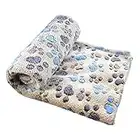 GossipBoy Couverture en forme de patte pour petit chien ou chat - Tapis doux et chaud pour dormir - Pour chiot et chaton - Marron - Taille S