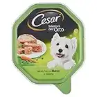 Cesar – selezioni del orto, Delicada fuagrás con Manzo Y verdurine, para Perros Adultos, 150 g