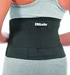 Mueller Sports Medicine Adjustable Back Brace, Back Support, For Men and Women, Black, One Size