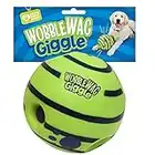 Wobble Wag Giggle Ball, Interactive Dog Toy, Fun Giggle Sounds When Rolled or Shaken, Pets Know Best, As Seen On TV, NOT A CHEW TOY